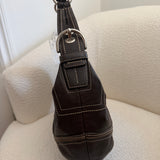 Coach Brown Leather Hobo Shoulder Bag