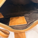 Coach Tan Brown Demi Hamptons Buckle Bag