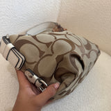 Coach Brown Signature Shoulder Bag