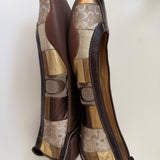 Coach Brown Patchwork Flats (Size 9)