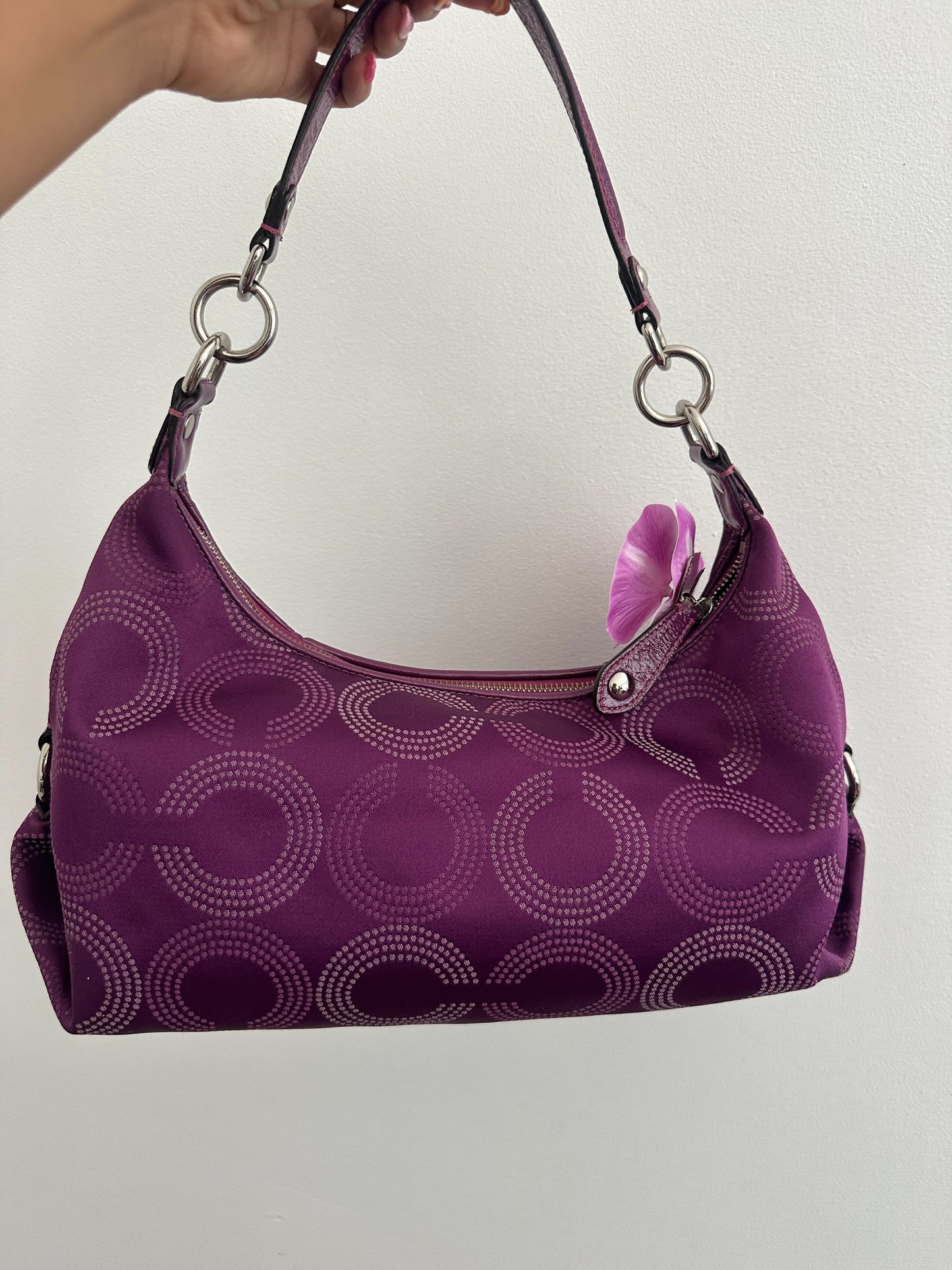 Coach Purple Madison Shoulder Bag