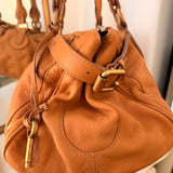 Chloe Tan Large Paddington Leather Shoulder Bag