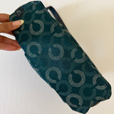 Coach Teal Op Art Madison Mini Bag