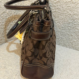 Coach Brown Canvas Hamptons Carry-All Bag