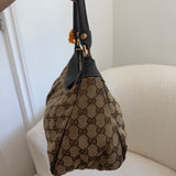 Brown Gucci Mini D-Ring Shoulder Bag