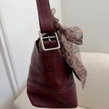 Coach Red Leather Hamptons Shoulder Bag
