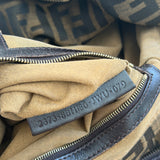 Fendi Tobacco Canvas Zucca Chef Large Shoulder Bag