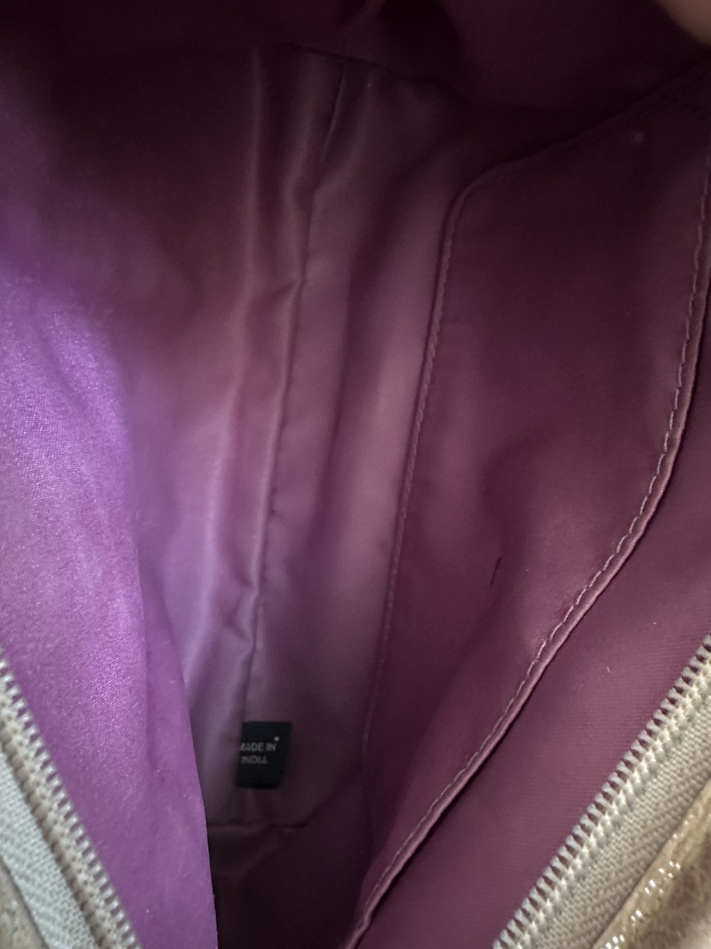 Coach Gold Madison Patent Leather Mini Bag