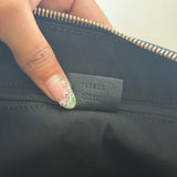 Black Gucci D-Ring Abbey Large Shoulder Bag
