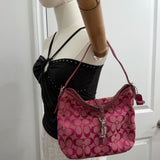Coach Pink Hamptons Clip Bag