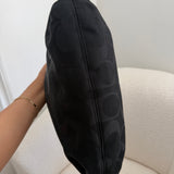 Coach Poppy Black Pushlock Bag