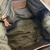 Olive Green Prada Tessuto Nylon Shoulder Bag