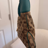 Teal Gucci Jackie Shoulder Bag