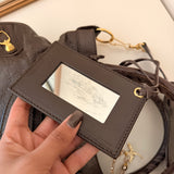 Balenciaga Brown Classic City Mini Leather Gold Hardware Bag