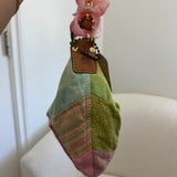 Coach Spring Patchwork Hobo Shoulder Bag