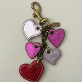 Coach Multiheart Keychain