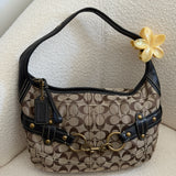 Brown Coach Ergo Belted Shoulder Bag