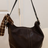Coach Brown Leather Hobo Bag