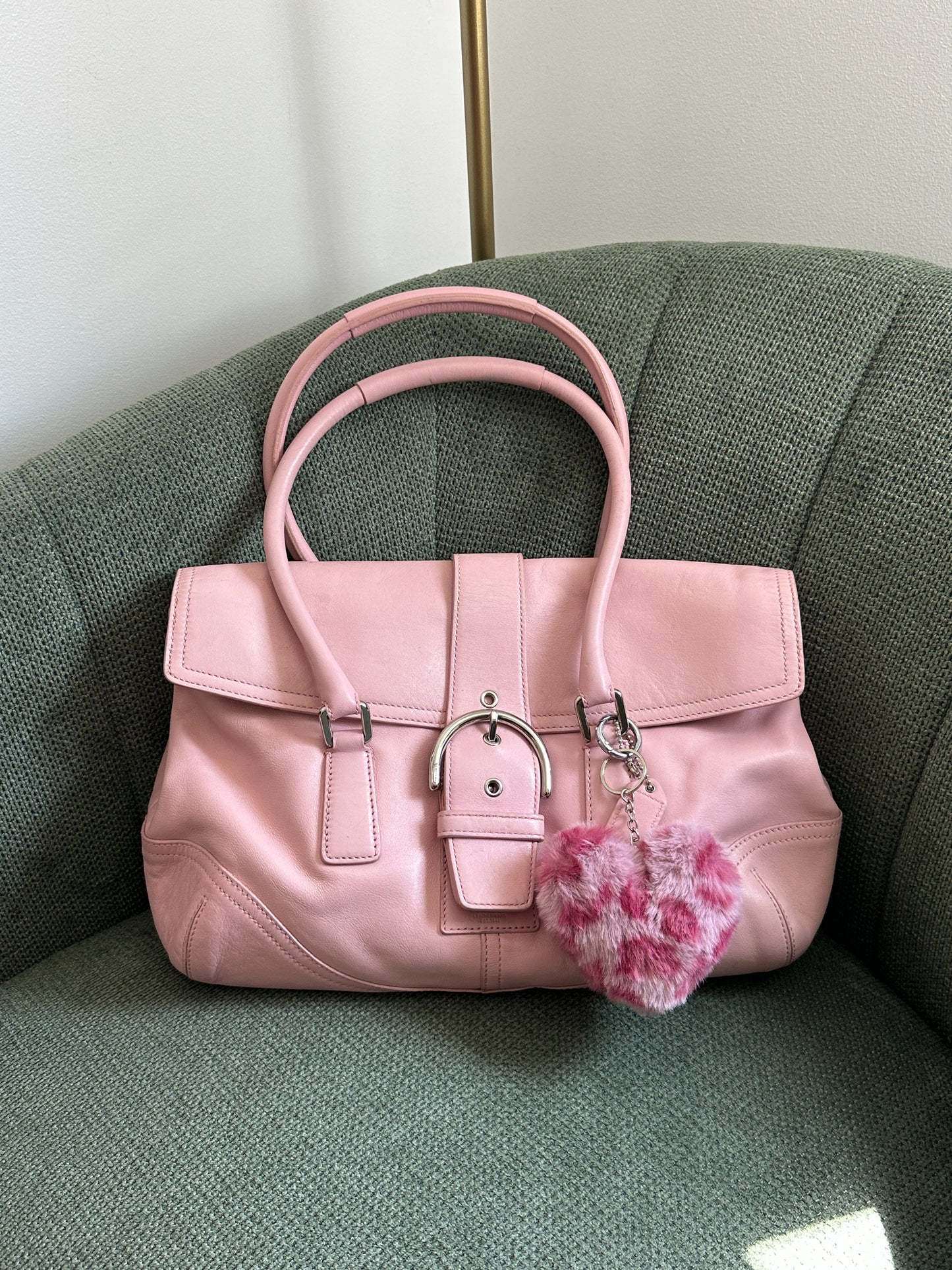 Coach Pastel Pink Satchel Bag