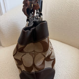 Coach Brown Signature Tote Bag