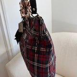 Coach Plaid Tartan Poppy Tote Bag