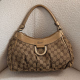 Gold Gucci Mini D-Ring Shoulder Bag