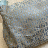 Fendi Signature Light Blue Mamma Baguette Bag