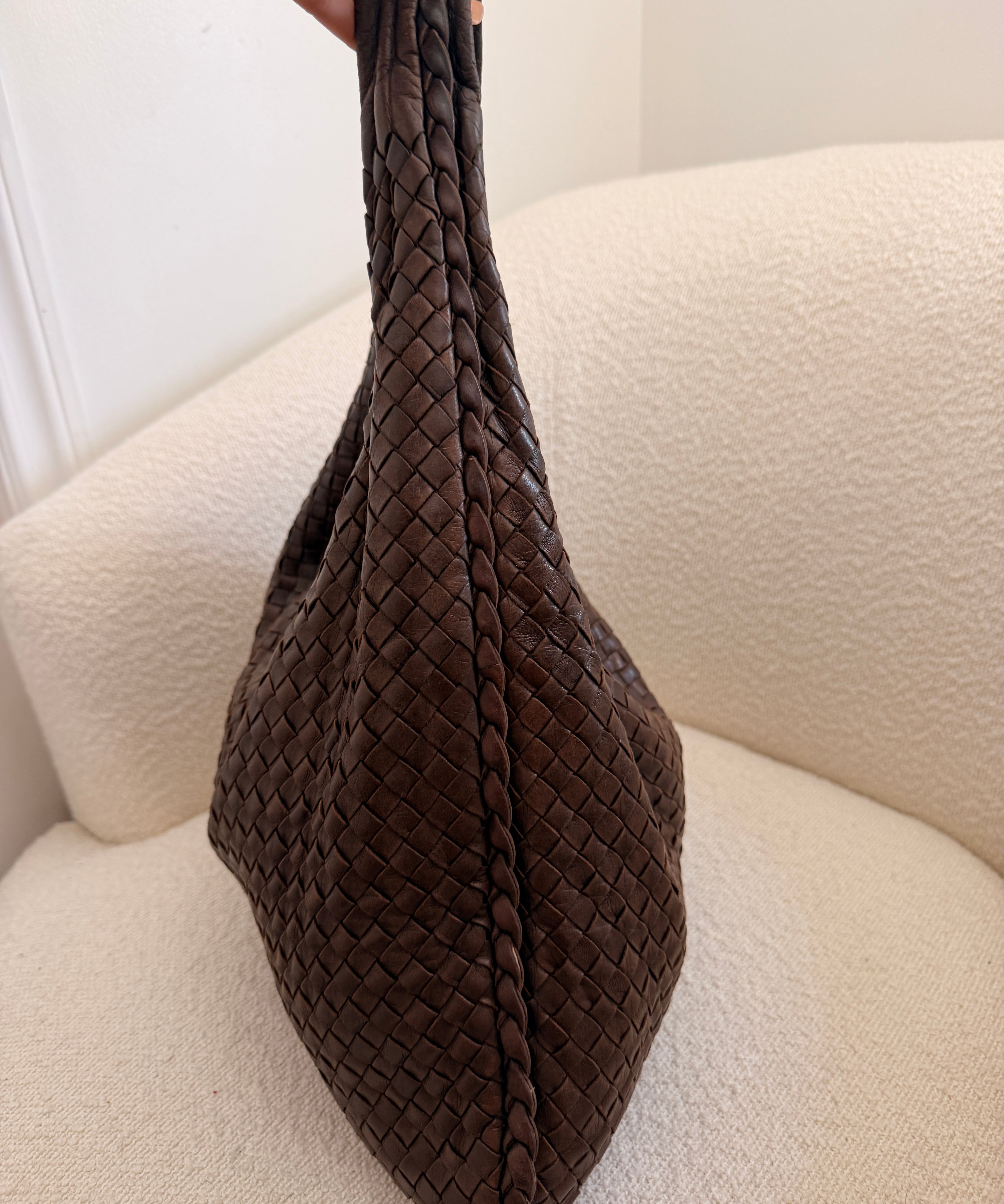 Brown Bottega Venetta Shoulder Bag