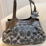 Coach Grey Signature Lexi Tote Bag