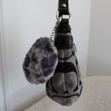 Coach Grey Poppy Signature Shoulder Bag