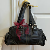 Black Coach Soho Mia Satchel Bag