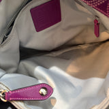 Coach Purple Op Art Ashley Carry-All Bag