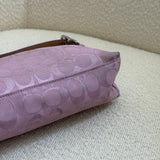 Rare Coach Lilac Signature East West Baguette