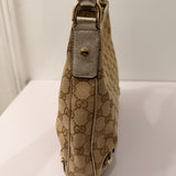 Gold Gucci Abbey D-Ring Medium Hobo Shoulder Bag