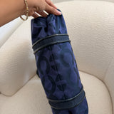 Coach Navy Poppy Tote Bag
