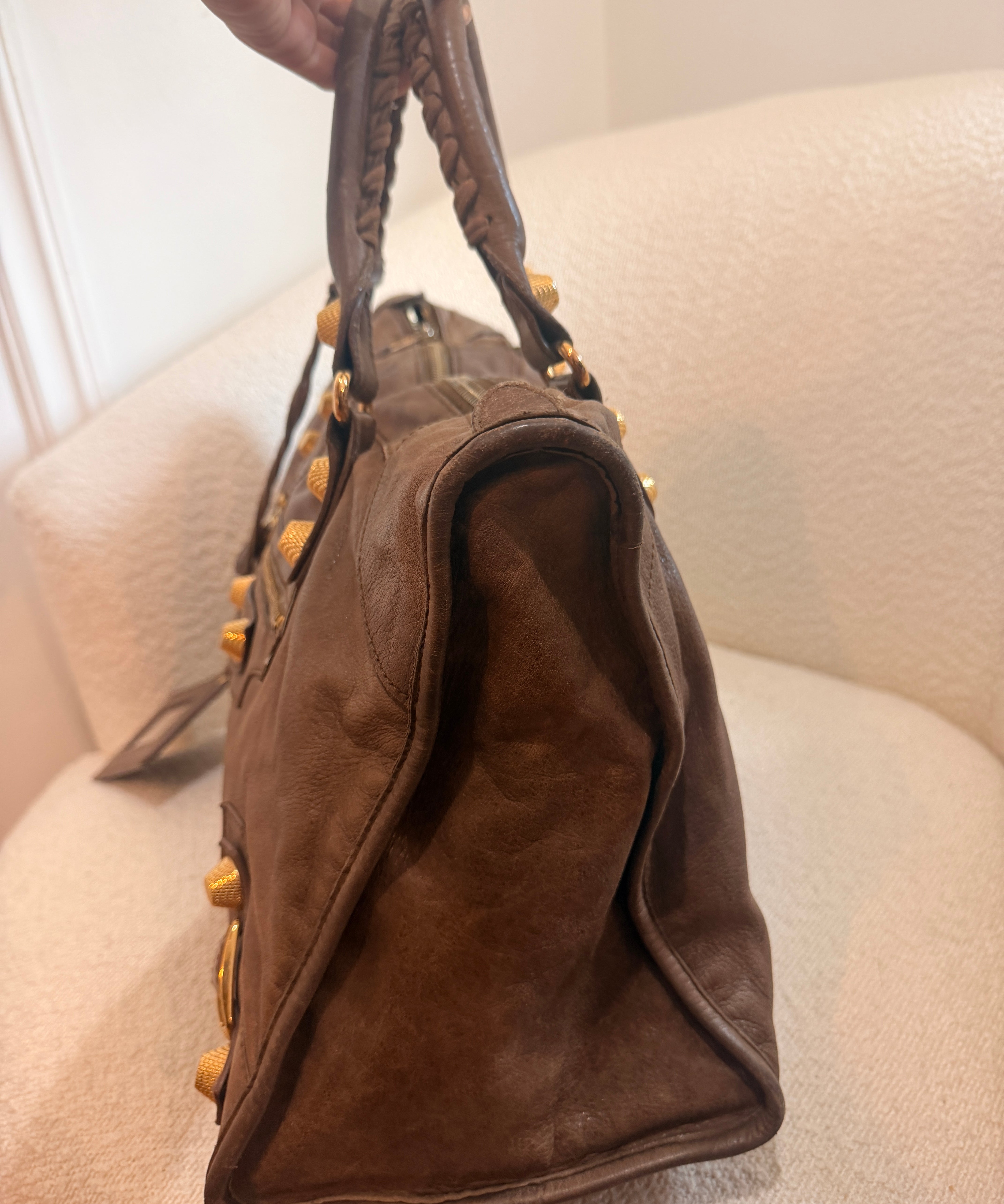 Balenciaga Giant 21 Brown City Bag
