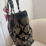 Coach Grey Signature Tote Bag