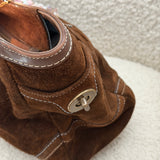 Coach Brown Suede Tote Bag