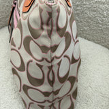 Coach Pink Signature Poppy Tote Bag