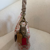 Rare Coach Polka Dot Braided Shoulder Bag