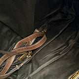 Miu Miu Brown Vitello XL Leather Bag