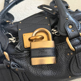Chloe Black Paddington Leather Handbag