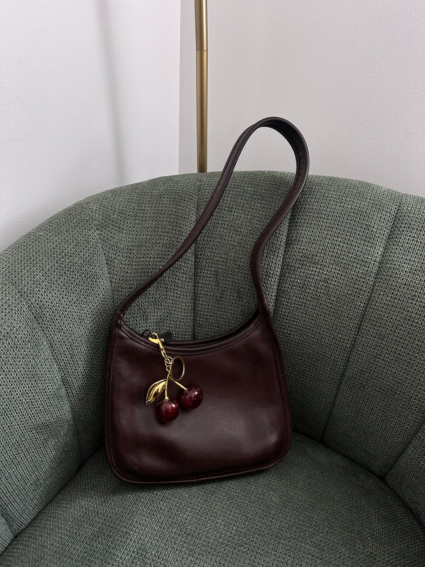 Vintage Coach Mahony Mini Ergo Zip Bag
