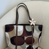 Coach Multicolor Scarf Print Tote Bag