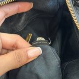 Rare Miu Miu Black Vitello Leather Bag