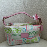 Coach Spring Applique Pochette Bag