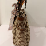 Coach Brown Signature Gallery Tote Bag