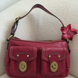 Coach Magenta Legacy Turnlock Bag