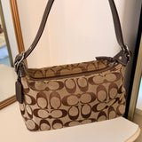 Coach Brown Monogram Shoulder Bag