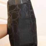 Coach Black Canvas Maggie Bag